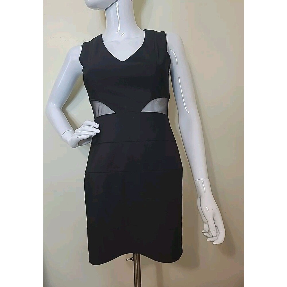 Crystal Doll Dress Women’s Size 3 Black Mesh Cut Out